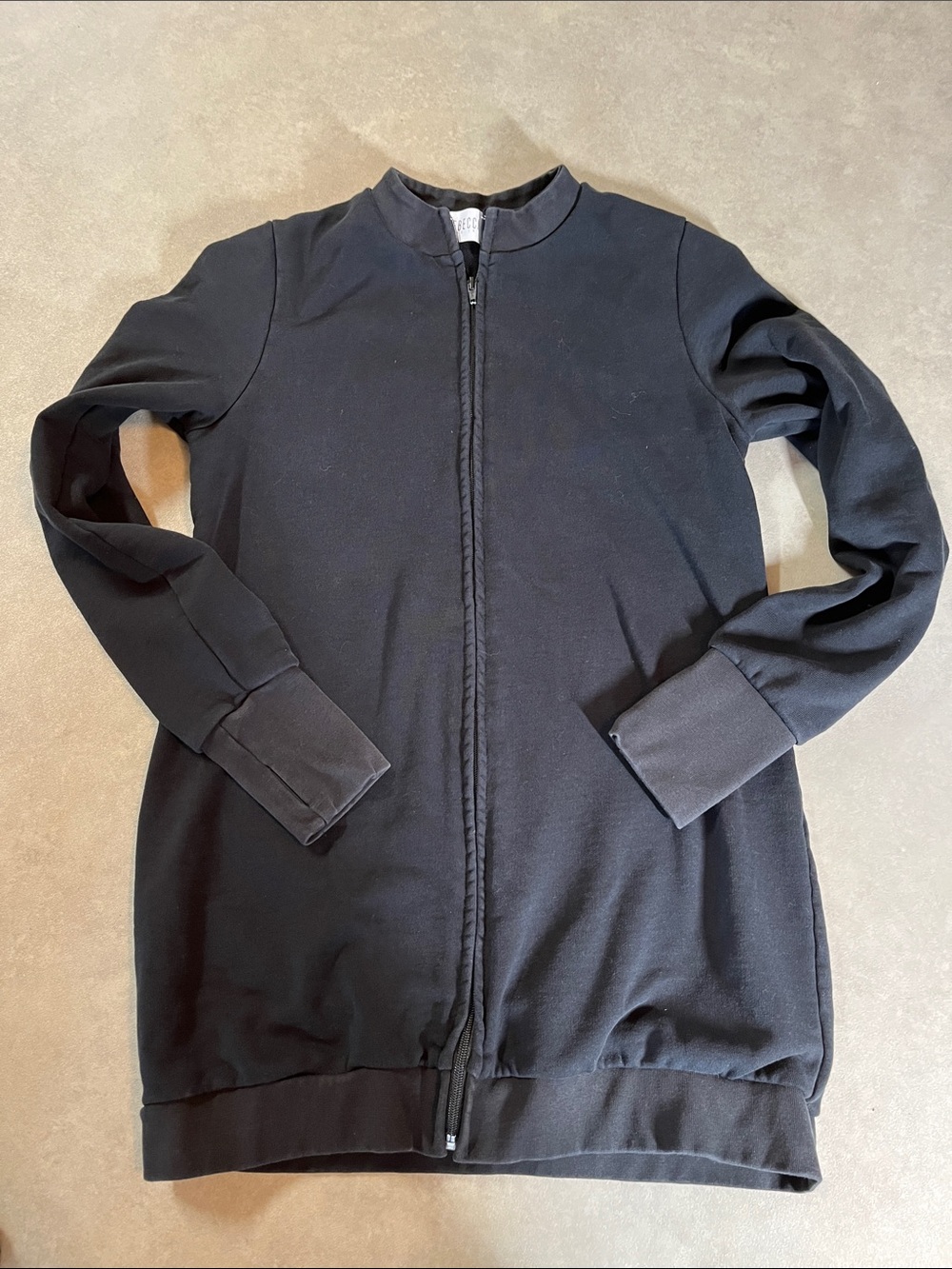 Rebecca King Black zip up casual Jacket
Small 
Made in Canada